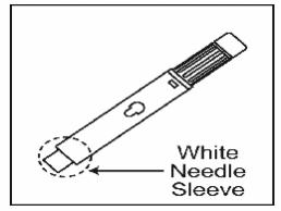 Humira Pen needle sleeve.
