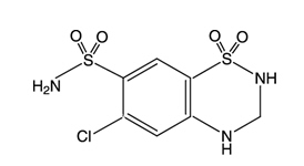 hydrochlorothiazide structure