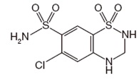hydrochlorothiazide-structure