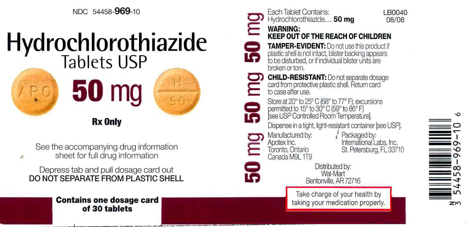 Hydrochlorothiazide 50 mg
