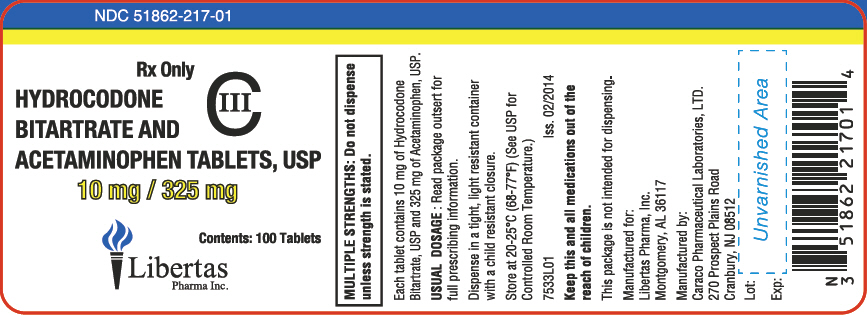 PRINCIPAL DISPLAY PANEL - 10 mg / 325 mg Tablet Bottle Label
