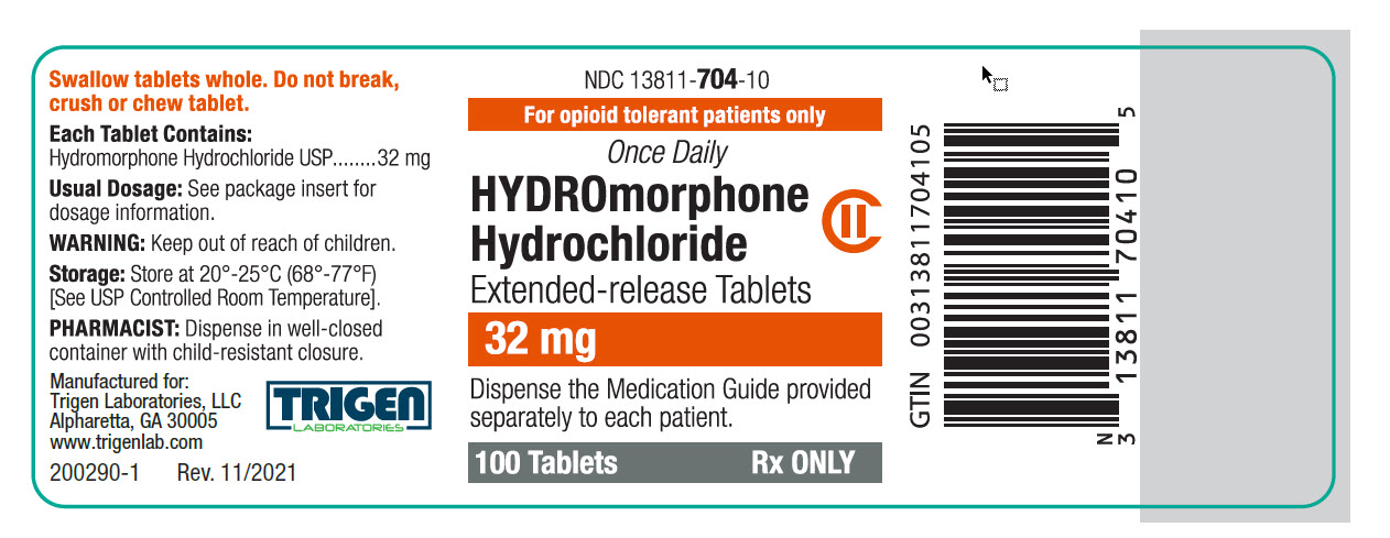 Hydromorphone 32 mg 100ct BL Rev. 11/2021