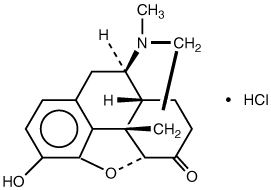 Hydromorphone Hydrochloride Structural Formula