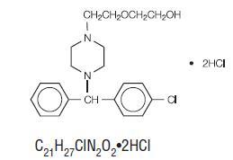 Hydroxyzine Hydrochloride Chemical Structure