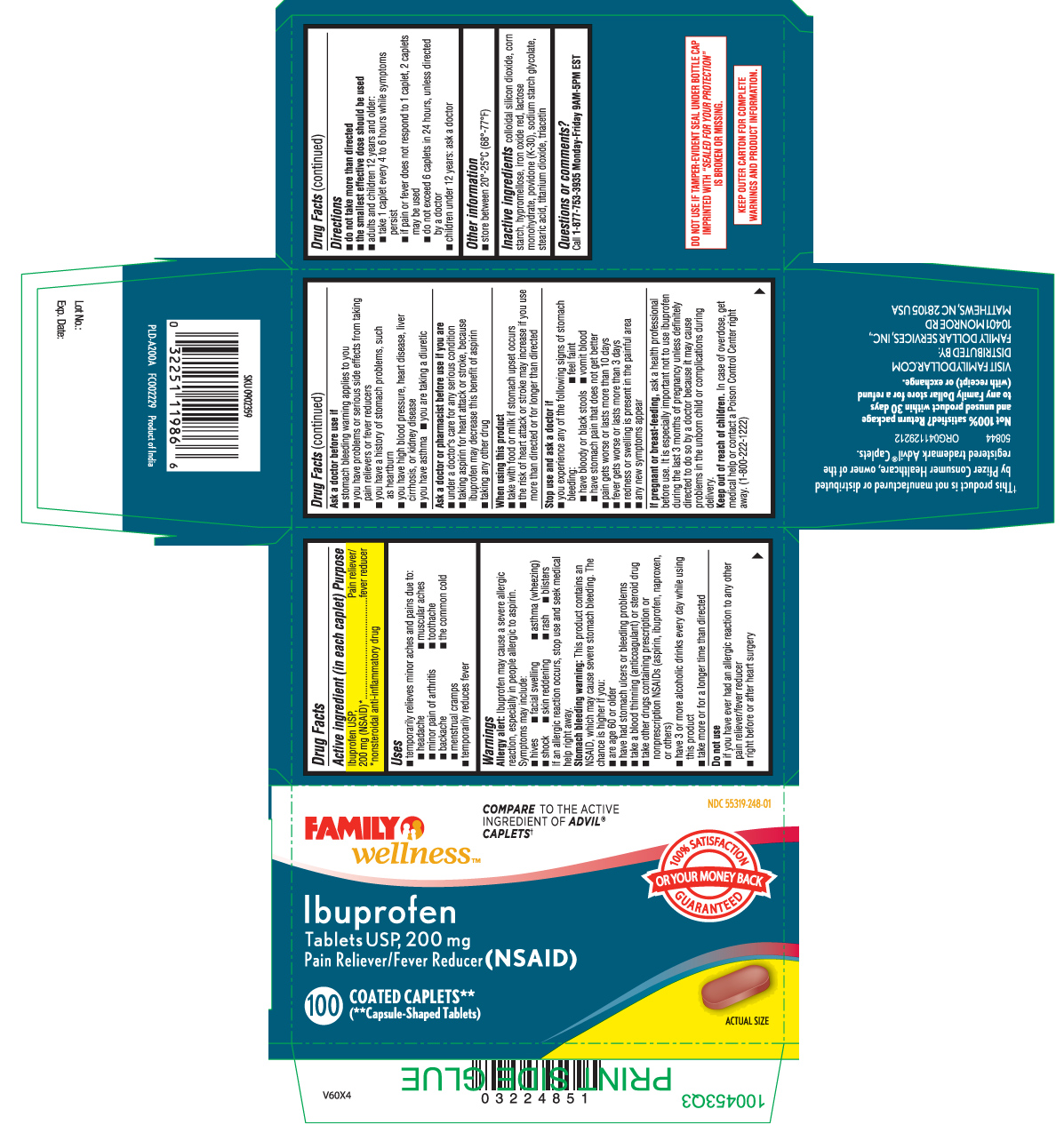 Ibuprofen USP 200 mg