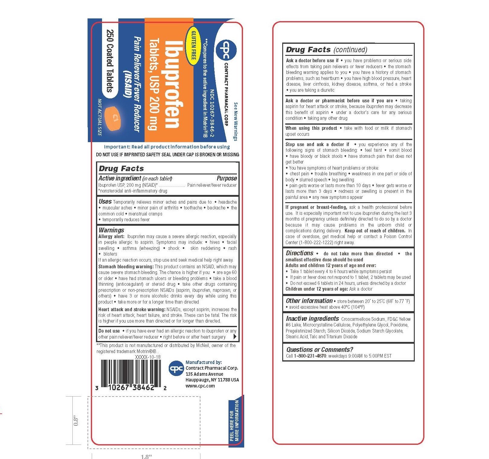 Ibuprofen Orange label 3846