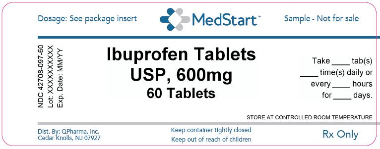 42708-097-60 Ibuprofen Tablets USP 600mg x 60 V2