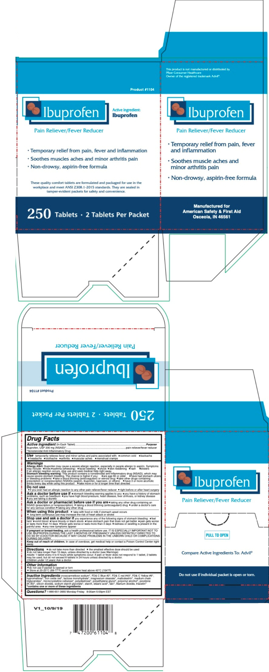 PRINCIPAL DISPLAY PANEL - 250 Tablet Packet Box