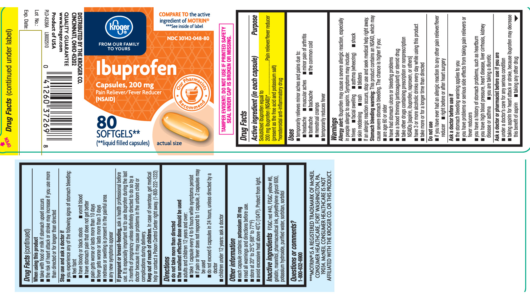 Ibuprofen Capsules 200mg