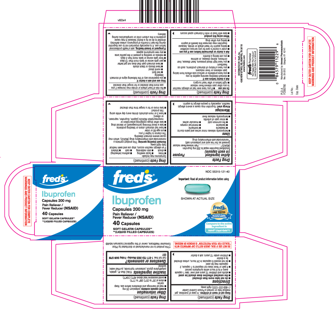 Fred's Ibuprofen capsules 200 mg