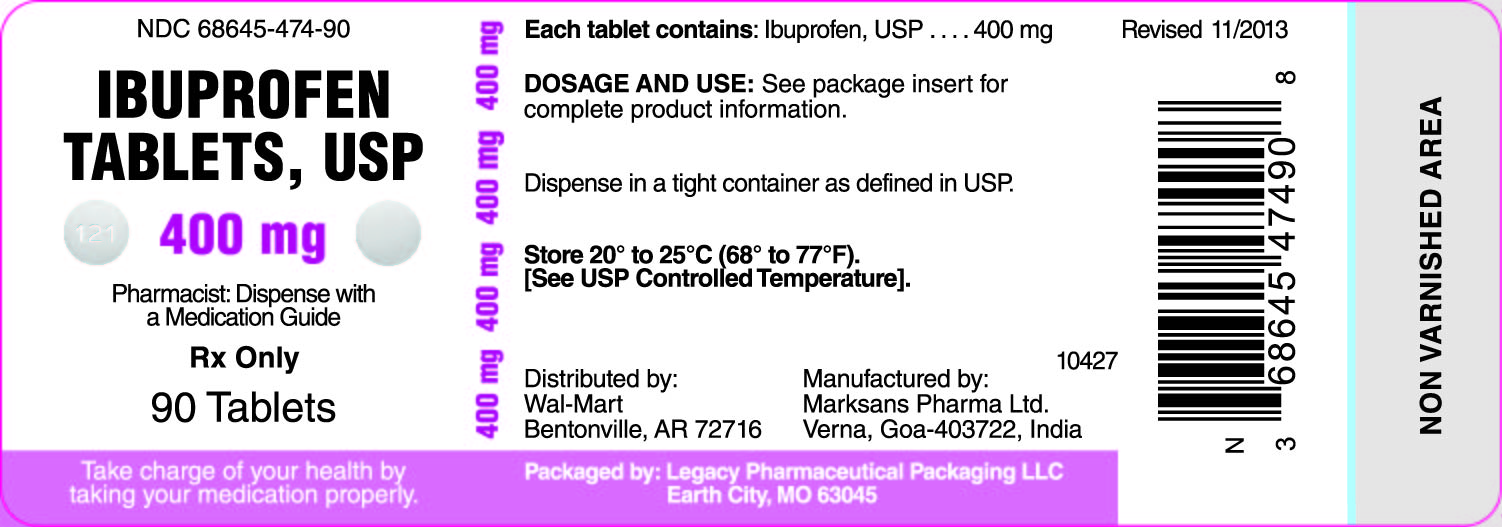 Ibuprofen Tablets, USP 400mg