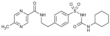structural formula - glipizide, USP
