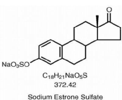 sodium estrone sulfate structural formula