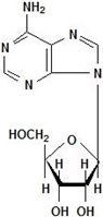 Structural formula for Adenosine