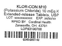 Klor-Con M10 blister