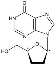 Didanosine structural formula 