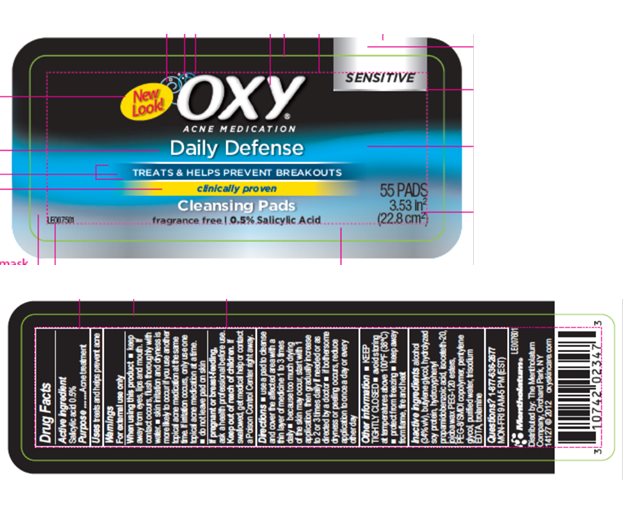 OXY Daily Defense Cleansing Pads Sensitive