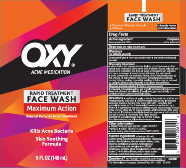 Oxy Rapid Treatment Face Wash