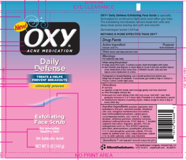 Oxy Daily Defense Exfoliating Face Scrub