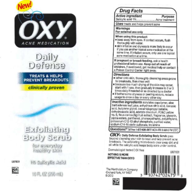 Oxy Daily Defense Exfoliating Body Scrub