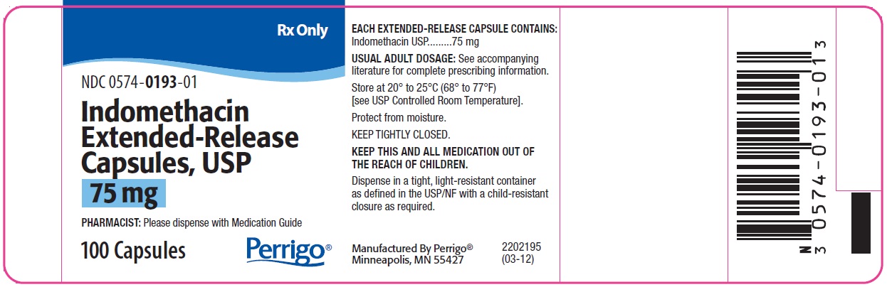 Perrigo Indomethacin Extended-Release Capsules