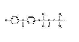 Structural Formula for LOFIBRA [Fenofibrate capsules (micronized)]