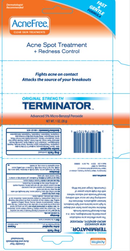 AcneFree Terminator 5.0 carton image