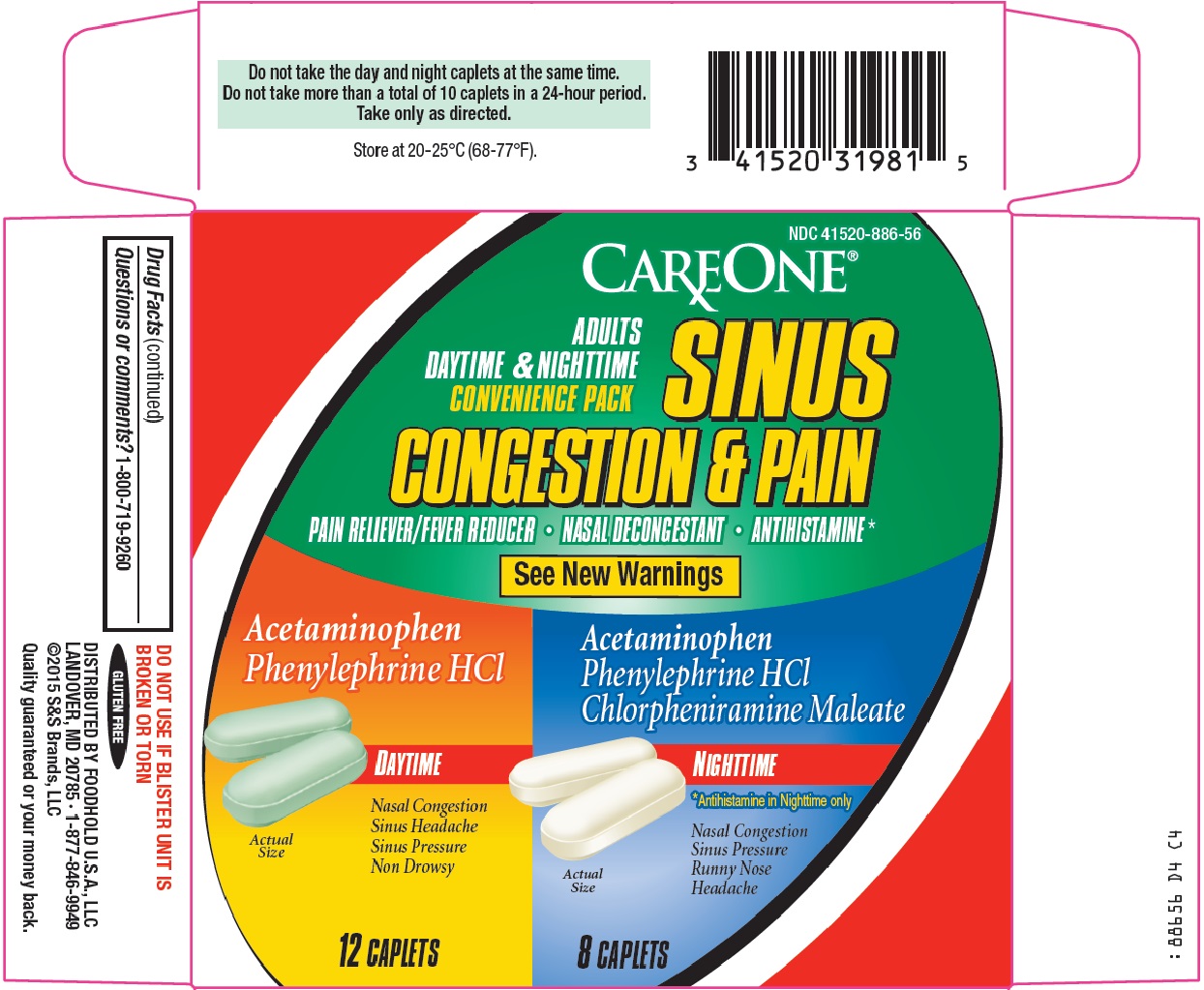 CareOne Sinus Congestion & Pain image 1