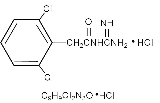 Chemical Structure-Guanfacine HCl