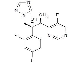 Voriconazole structural formula