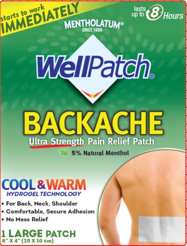 WellPatch Backache Pain Relief Patch