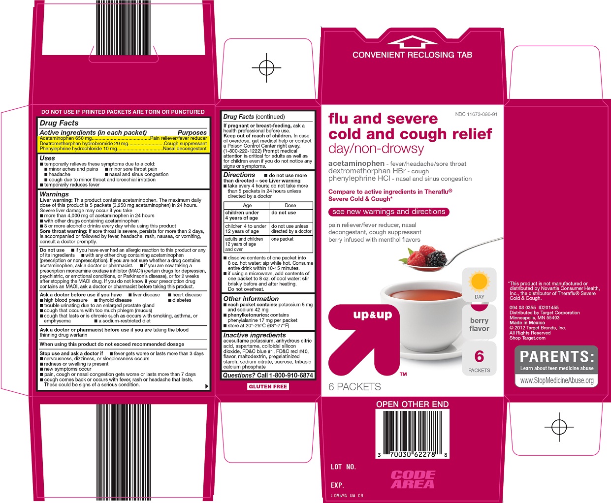 Flu and Severe Cold and Cough Relief Carton Image