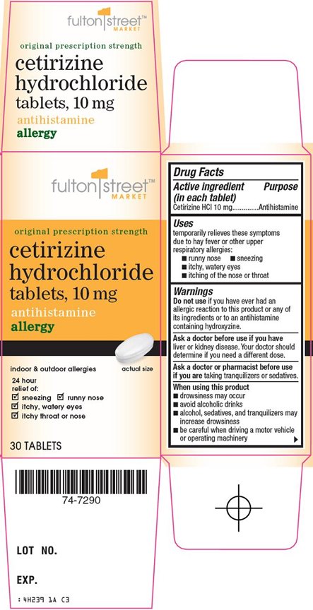 Cetirizine Hydrochloride Tablets, 10 mg Carton Image 1