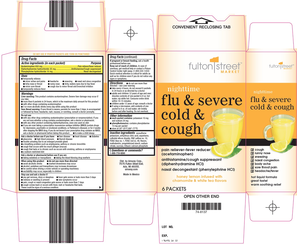 NightTime Flu & Severe Cold & Cough Carton Image