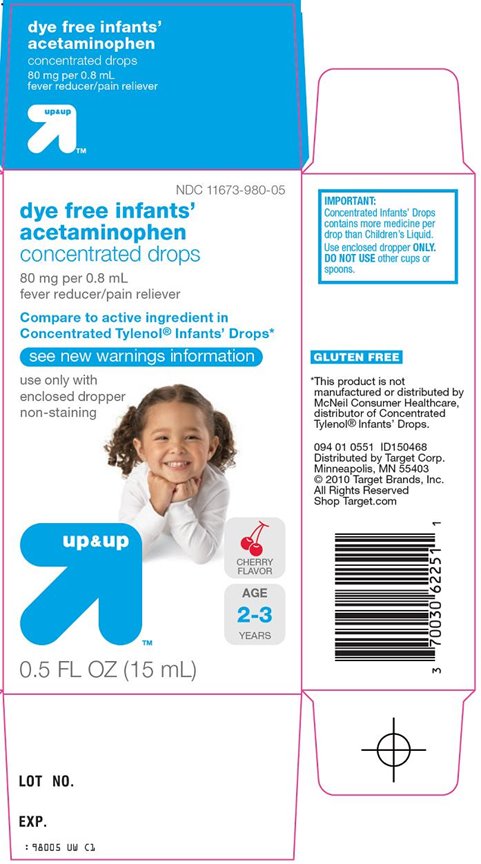 Dye Free Infants' Acetaminophen Carton Image 1 
