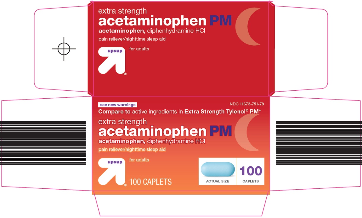 Up and Up Acetaminophen PM Image 1