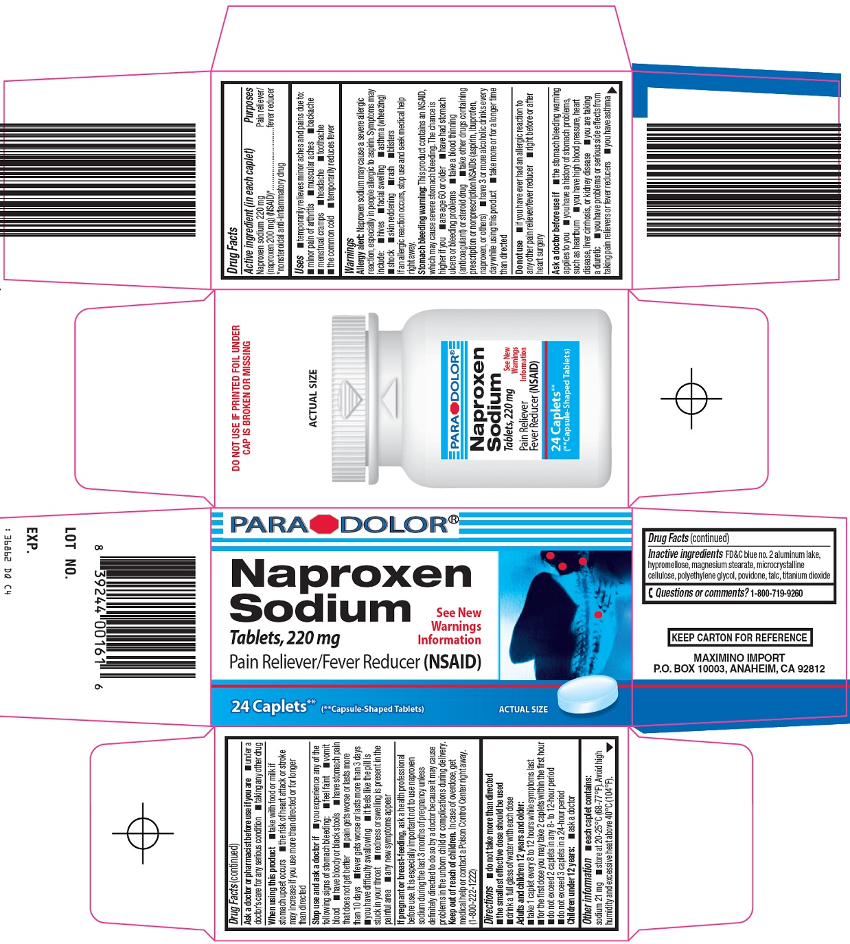 Naproxen Sodium Carton Image