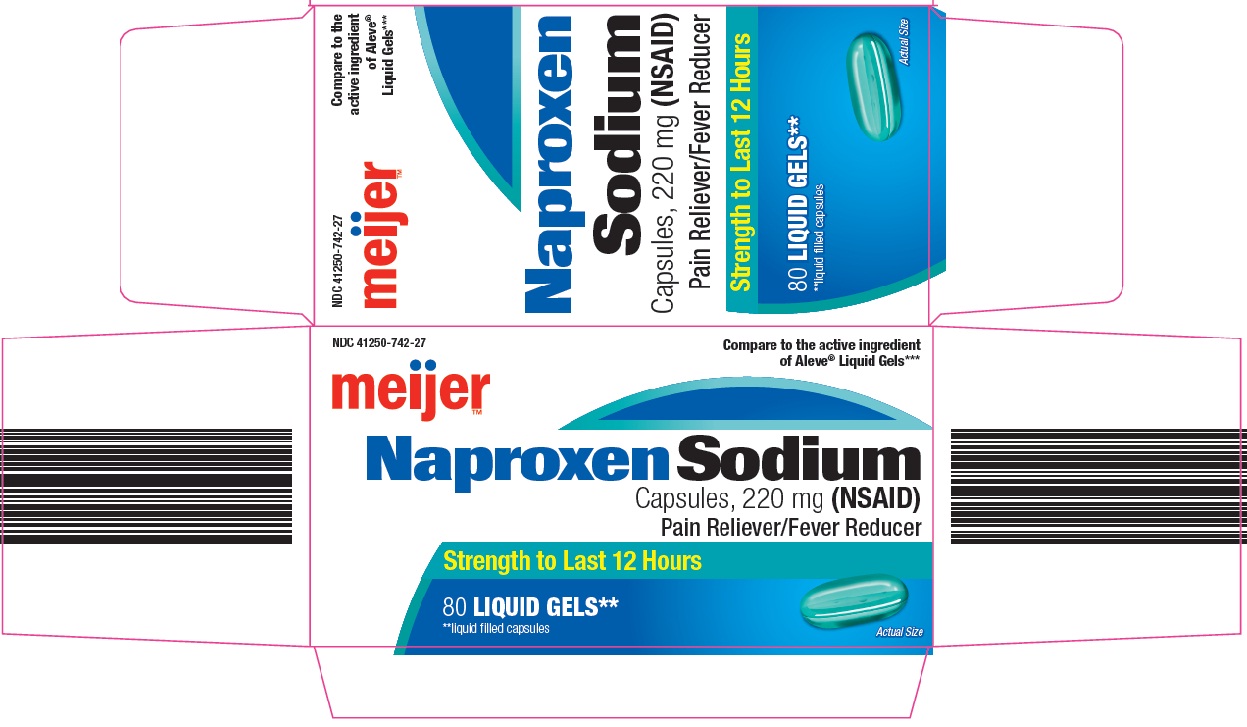 Meijer Naproxen Sodium Capsules Image 1