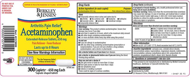 Acetaminophen Label Image