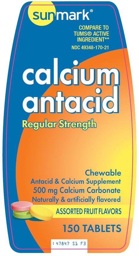 Calcium Antacid Front Label