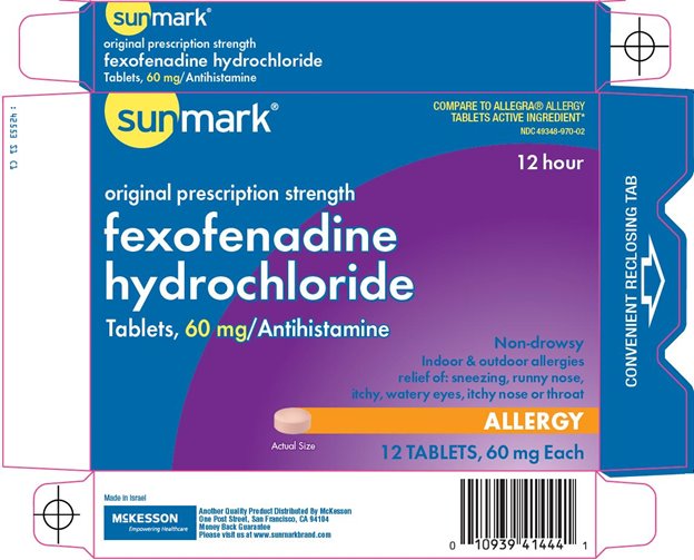 Fexofenadine Hydrochloride Tablets, 60 mg Carton Image 1