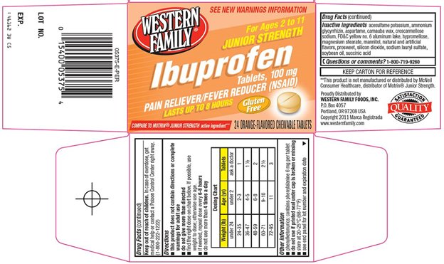 Junior Strength Ibuprofen Tablets, 100 mg Carton Image 1