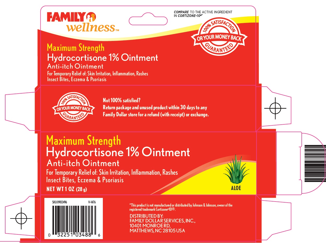 Family Wellness Hydrocortisone 1$ Ointment Image 1