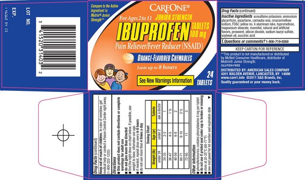 Ibuprofen Tablets 100 mg Carton Image 1