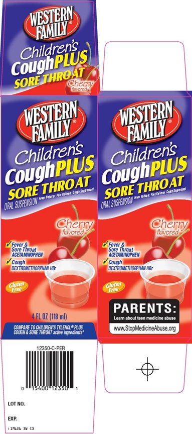 Children's Cough Plus Sore Throat Carton Image 1