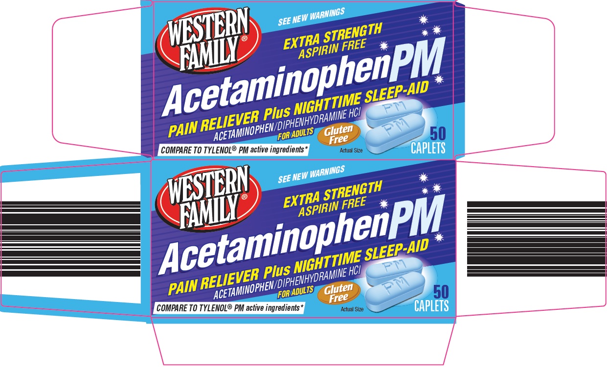 Western Family Acetaminophen PM image 1