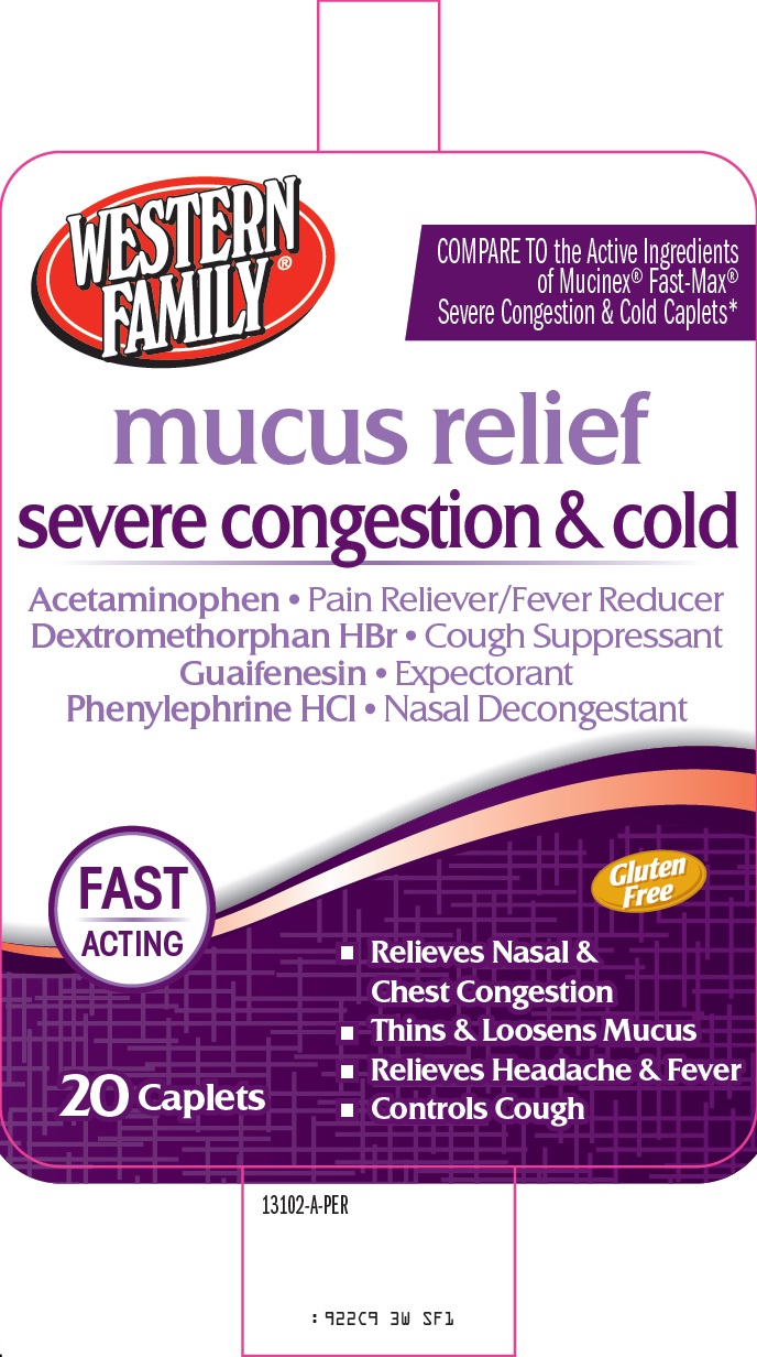 Western Family Mucus Relief Severe Congestion & Cold