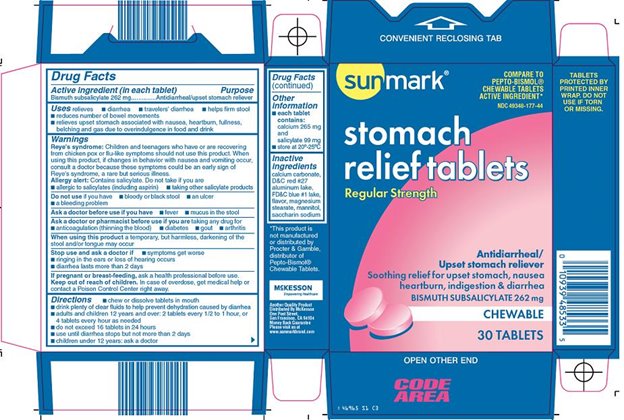 Stomach Relief Tablets Carton