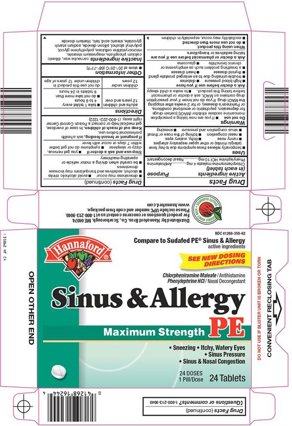 Sinus and Allergy PE Carton