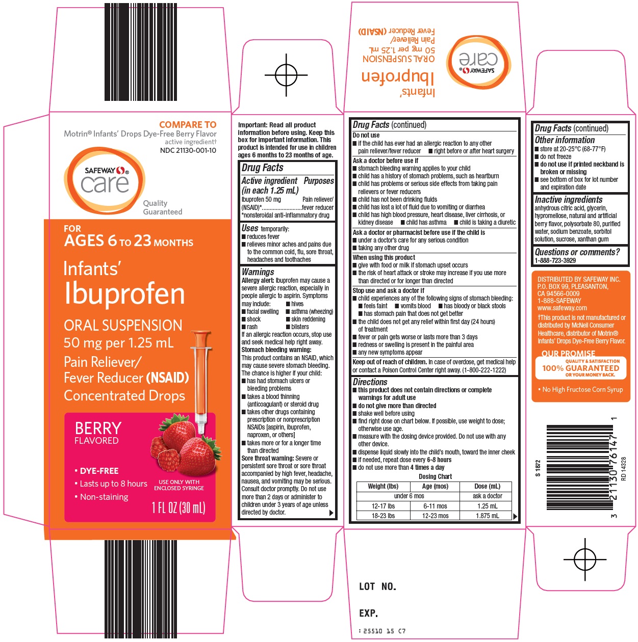 Infants' Ibuprofen Carton